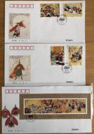 China FDC/1994-17 Literature — "Romance Of The Three Kingdoms"(IV) 3v MNH - 1990-1999