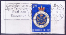 Belgium 1971 Slogan Meter On Cardiology, Medical, Medicine - Maladies