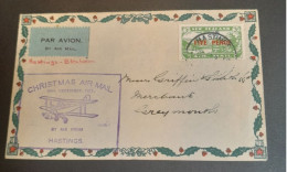 1931-24 Dec Special Christmas Survey Flights Cat 65i Hastings-Blenheim - Lettres & Documents