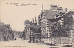 Groslay - Le Passage à Niveau Rue De Paris - Groslay