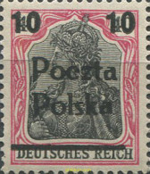 667098 MNH POLONIA 1919 SELLOS DE ALEMANIA DEL 1905-16 SOBRECARGADOS CON NUEVO VALOR - Ongebruikt