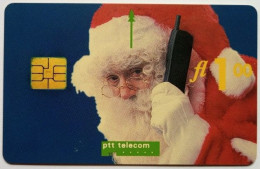 Netherlands 1 Guilder Chip Card - Santa Claus Merry Christmas - Privé