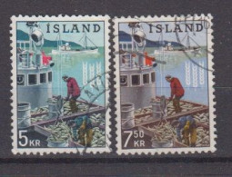 IJSLAND - Michel - 1963 - Nr 370/71 - Gest/Obl/Us - Gebruikt