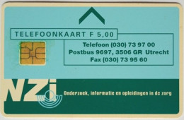 Netherlands 5 Dutch Guilder Chip Card - NZI Onderzoek , Informatie En Opleidingen In De Zorg - Privé