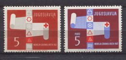 Yugoslavia Red Cross Week 1962, Red Cross, Charity Stamps, Ordinary + Porto, MNH - Charity Issues