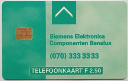 Netherlands 2,50 Dutch Guilder Chip Card - Siemens - Privé