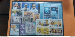 A Little Selection Of Gandhi Stamps With 3D Hologram Unusual Sanda Island + India Cuba Staffa Palestine - Mahatma Gandhi