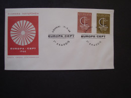 GREECE FDC   EUROPA 1966 - 1966