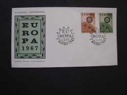 GREECE FDC   EUROPA 1967 - 1967