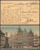 BELGICA CORREO MILITAR FELDPOST MAT 1920 ANVERS JUEGOS OLIMPICOS AMBERES OLYMPIC GAMES - Sommer 1920: Antwerpen