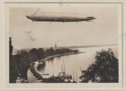 191-Aviazione-Aviation-FLuftfahrt-Dirigibile "Graf Zeppelin"-Foto 9 X 6,5-Ttimbro Pertinente Al Verso-Originale D'epoca. - Dirigeables