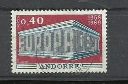 Andorre     N° 194  Europa   1969  Oblitéré   B/TB   Scans  Soldé  ! ! ! - 1969