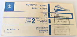 ITALY - ITALIA  - FERROVIE ITALIANE - UDINE - SALZBURG - 1969 - Other & Unclassified