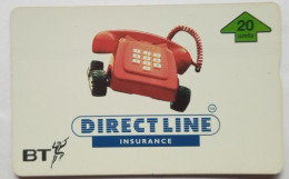 UK BT 20 Units Landis And Gyr - Direct Line Insurance - BT Werbezwecke