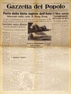 Gazzetta Del Popolo N. 304 - 1941 Parte Della Flotta Inglese Dell'Asia Bloccata - Altri & Non Classificati