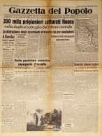 Gazzetta Del Popolo N. 245 - 1941 - 350 Mila Prigionieri Catturati Finora - Altri & Non Classificati