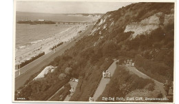 Dorset Postcard  Bournemouth Zig Zag Path Sologloss Unused Rp - Bournemouth (from 1972)