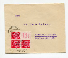!!! ALLEMAGNE, PANNEAU DE CARNET SUR LETTRE DE BERLIN DE 1934 - Postzegelboekjes