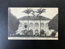 SP CPA GABON / LIBREVILLE PALAIS DU GOUVERNEUR / AVEC CORRESPONDANCE 1911 - Briefe U. Dokumente