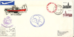 South Africa Paquebot Cover Cape Town Posted At Sea 27-5-1986 M.V. S.A. Agulhas 44 Voyage - Cartas & Documentos