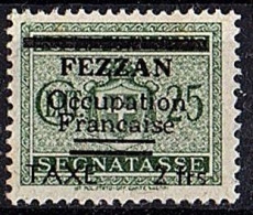 FEZZAN TAXE N°3 N**  Surcharge Fausse - Unused Stamps