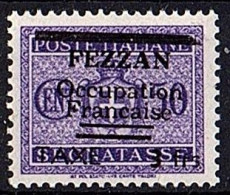 FEZZAN TAXE N°4 N**  Surcharge Fausse - Unused Stamps