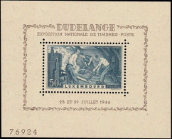 Luxembourg Luxemburg 1946 Vieille Usine Sidérurgique Dudelange Bloc 50Fr. Neuf MNH** - Blocs & Feuillets