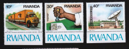 WW13957- RUANDA 1986-MNG (COMUNICAÇÕES) - Nuevos