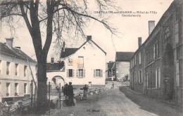 CHATILLON-sur-MARNE (Marne) - Hôtel De Ville - Gendarmerie - Ecrit 1917 (2 Scans) - Châtillon-sur-Marne