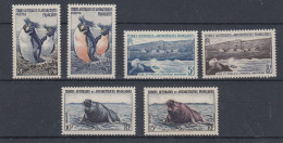 TAAF 1956 Definitives Penguins, Seals 6v ** Mnh (BTA) - Neufs