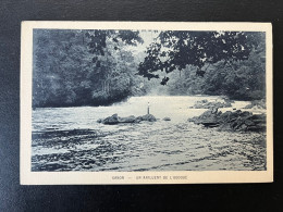 SP CPA GABON / UN AFFLUENT DE L'OGOOUE / VERSO LE CAFE MARTIN - Storia Postale