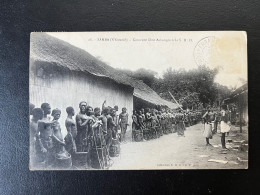 SP CPA GABON / SAMBA (N'GOUNIE) CARAVANE LIBRE ASHANGOS A LA SHO / AVEC CORRESPONDANCE - Briefe U. Dokumente