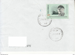 ROMANIA : JACQUES YVES COUSTEAU On Cover Circulated As Domestic Letter Item N° #1061341435 - Registered Shipping! - Storia Postale