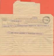 ITALIA - ITALY - ITALIE - 1971 - Telegramma - Viaggiata Da Brescia Per Viserba - 1971-80: Storia Postale