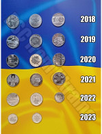 FULL SET Armed Forces Of Ukraine With 17coins 2018-2023 . - Ukraine