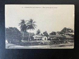 SP CPA GABON / LIBREVILLE VUE PRISE DE LA JETEE / AVEC CORRESPONDANCE - Covers & Documents