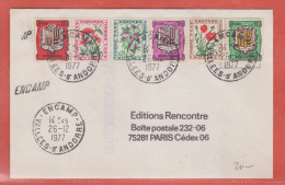 ANDORRE LETTRE DE 1977 DE ENCAMP POUR PARIS FRANCE - Cartas & Documentos