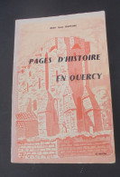 Pages D'Histoire En Quercy Abbé Jean Depeyre - Aquitaine