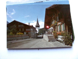 Zwitserland Suisse Schweiz BE Aeschi Dorfpartie - Aeschi Bei Spiez