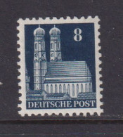 GERMANY (BRITISH AMERICAN ZONE)  -  1948 Building Definitive 8pf Lightly Hinged Mint - Nuovi