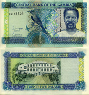 Gambia 25 Dalasis 2001 Pick 22c UNC - Gambia