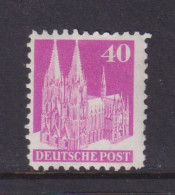 GERMANY (BRITISH AMERICAN ZONE)  -  1948 Building Definitive 40pf Lightly Hinged Mint - Mint