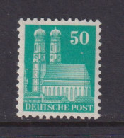 GERMANY (BRITISH AMERICAN ZONE)  -  1948 Building Definitive 50pf Lightly Hinged Mint - Postfris