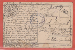 SUISSE CARTE EN FRANCHISE CENSUREE DE 1916 DE BIENNE POUR GROSS PORITSCH ALLEMAGNE - Franchigia