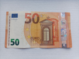 50 EURO HOLANDA (PB) P007A1 First Position, DRAGHI, Scarce - 50 Euro