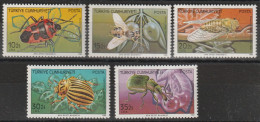 TURQUIE - N°2370/4 ** (1982) Insectes - Ungebraucht