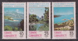 TURQUIE - N°2398/2400 ** (1983) Protection Des Côtes - Nuevos