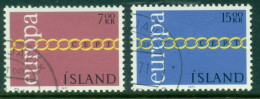 Iceland 1971 Europa CTO - Oblitérés