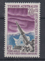 TAAF 1967 Space Probe 1v ** Mnh (BTA) - Neufs