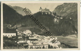 Werfen Mit Veste Hohenwerfen - Foto-Ansichtskarte - Verlag P. Ledermann Wien 1928 - Werfen